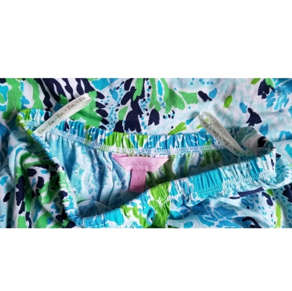 Lilly Pulitzer Marlisa Strapless Maxi Dress in Spa Blue Lets Cha Cha Small - Picture 3 of 6